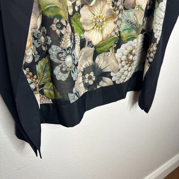 Ted Baker Gem Gardens Swim Cover Up Size Large Tunic Floral Rich Girl Luxury - Picture 6 of 7